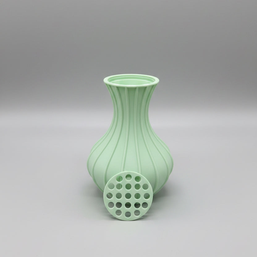 Lego flower vase medium mint green 