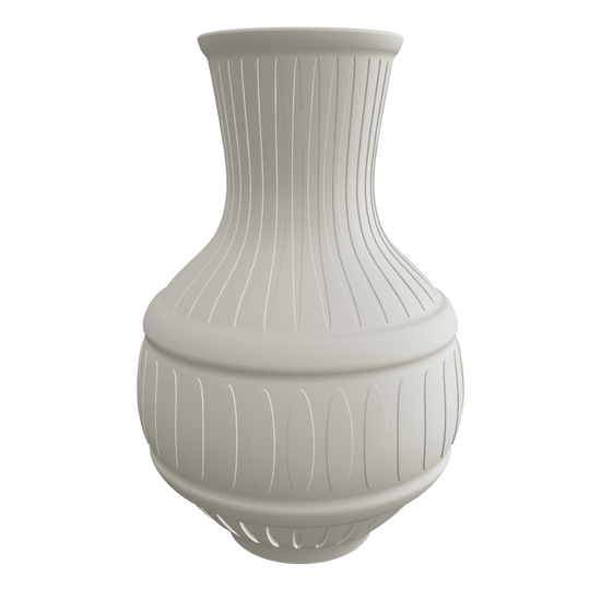3d model of vase in white colour